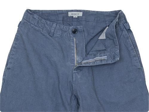 ordinary fits FRENCH CROPPED PANTS DUCK NAVY