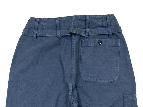 ordinary fits FRENCH CROPPED PANTS DUCK NAVY