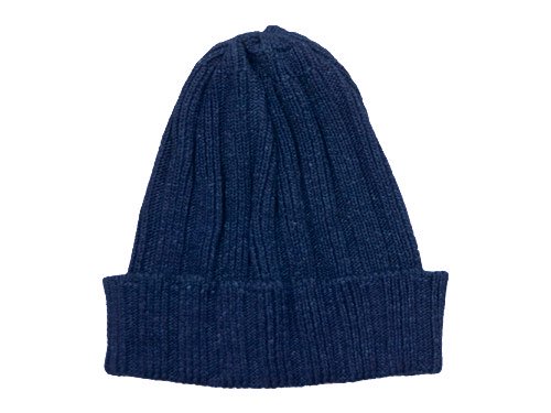 maillot indigo cotton knit cap / cotton knit cap