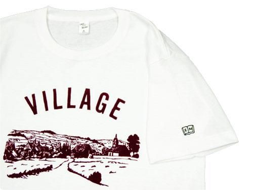  ENDS and MEANS Village Tee WHITE EM141RT001