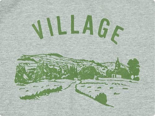  ENDS and MEANS Village Tee GRAY EM141RT001