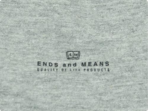  ENDS and MEANS Village Tee GRAY EM141RT001