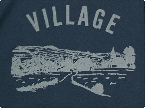  ENDS and MEANS Village Tee NAVY EM141RT001