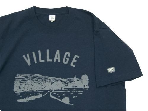  ENDS and MEANS Village Tee NAVY EM141RT001