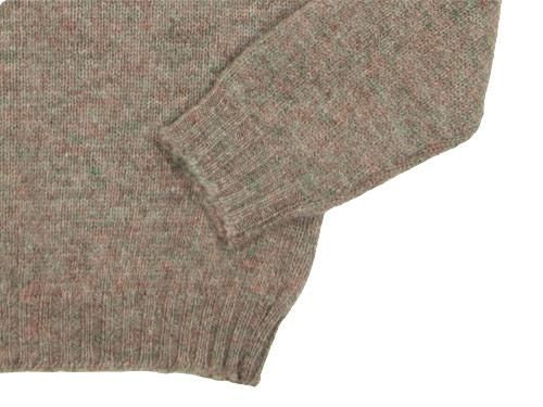 Jamieson's CREW NECK KNIT SOLID 272Fog