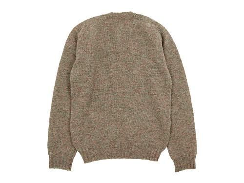 Jamieson's CREW NECK KNIT SOLID 272Fog