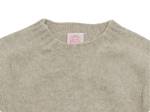 BRICK CREW NECK KNIT ѥåդ OATMILK