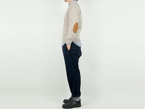 BRICK CREW NECK KNIT ѥåդ OATMILK