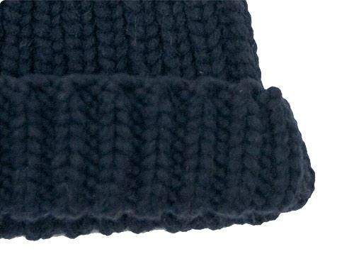 VICTORIA WOOLEN MILL PLAIN HAT NAVY