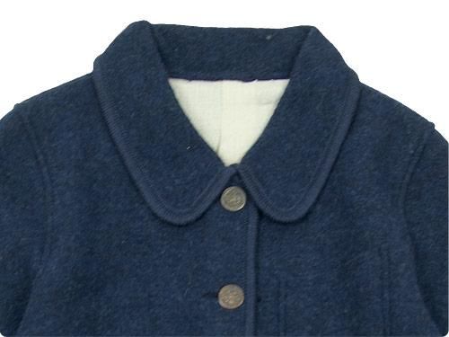 LANDLEBEN Round Collar Tyrolean jacket BLUE