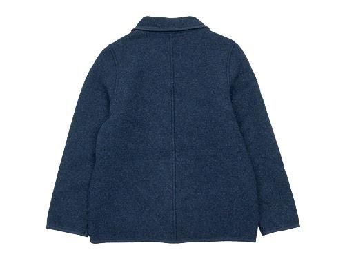 LANDLEBEN Round Collar Tyrolean jacket BLUE