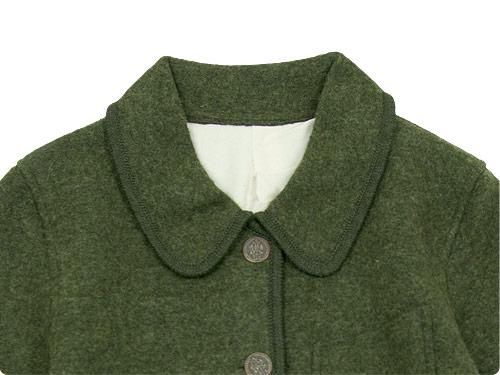 LANDLEBEN Round Collar Tyrolean jacket OLIVE