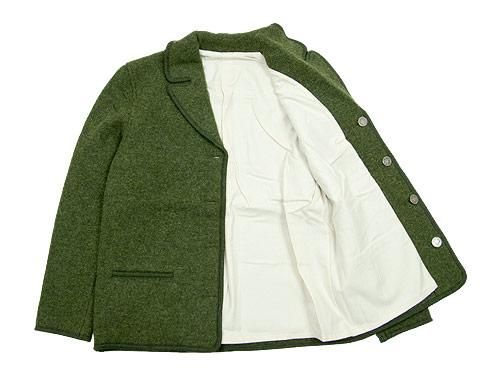 LANDLEBEN Tailored Collar Tyrolean jacket OLIVE