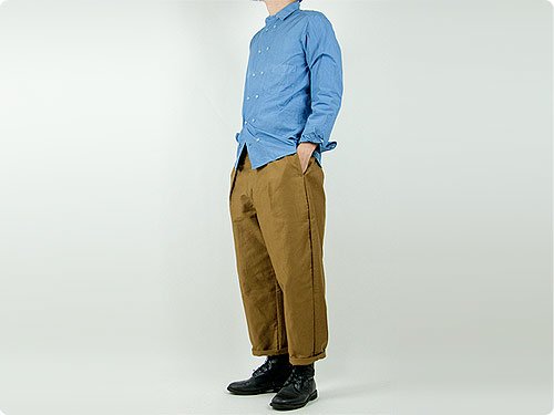 TUKI tapered pants 29mustard TUKI通販・取扱い rusk（ラスク）