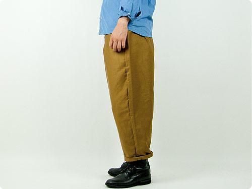 TUKI tapered pants 29mustard