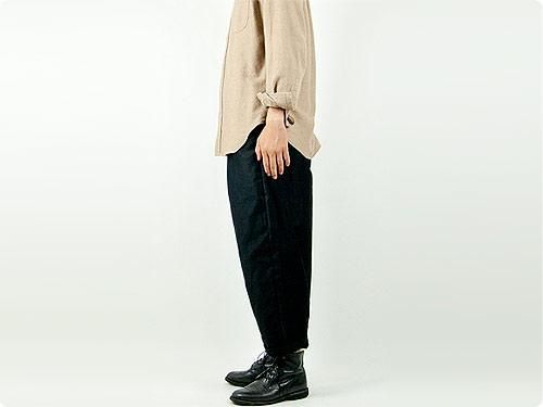 TUKI tapered pants 09black