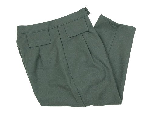 TUKI tapered pants 23sage green