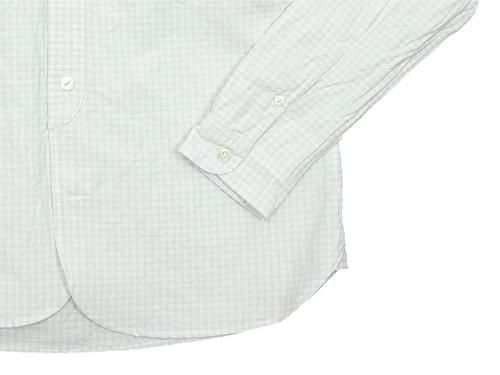maillot sunset gingham round work shirts WHITE x WHITE