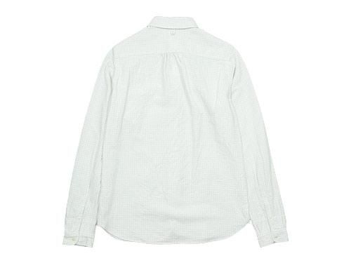 maillot sunset gingham round work shirts WHITE x WHITE