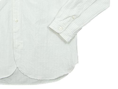 maillot sunset gingham round work shirts WHITE STRIPE