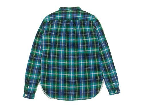 maillot nel check work shirts GREEN