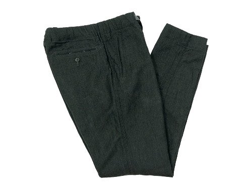 maillot wool linen easy pants CHARCOAL GRAY