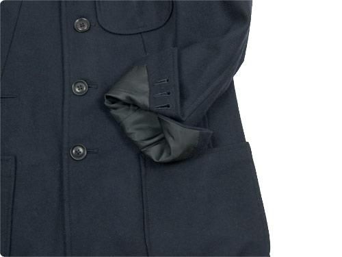 maillot b.label melton work coat NAVY