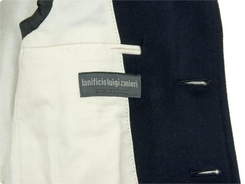 maillot b.label melton work coat NAVY