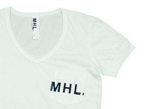 MHL. PRINTED JERSEY LOGO T 032WHITE ̥ǥ