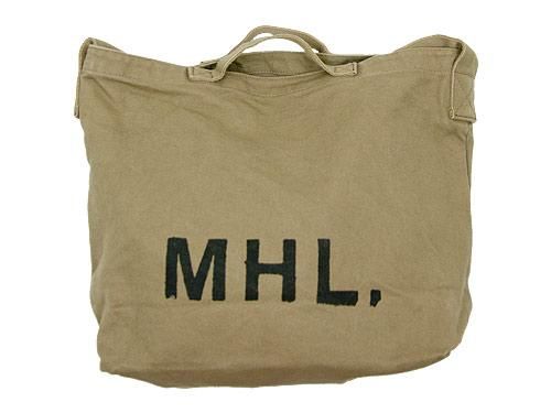 MHL. HEAVY CANVAS SHOULDER BAG  040OCHRE 595271450