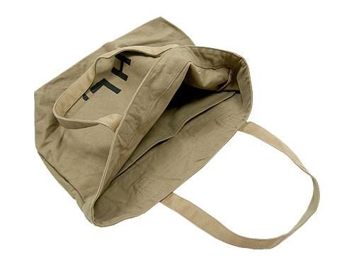 MHL. HEAVY CANVAS TOTE BAG 040OCHRE 596271450