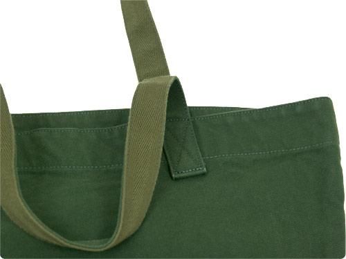 MHL. HEAVY CANVAS TOTE BAG 143MOSS GREEN 596271450