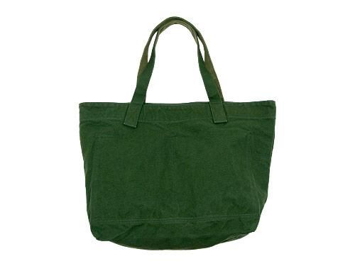 MHL. HEAVY CANVAS TOTE BAG 143MOSS GREEN 596271450
