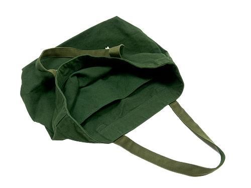 MHL. HEAVY CANVAS TOTE BAG 143MOSS GREEN 596271450
