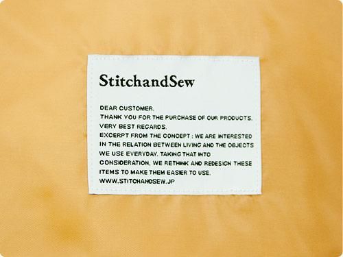 StitchandSew Nylon Subbag GRAY x PINK x MUSTARD