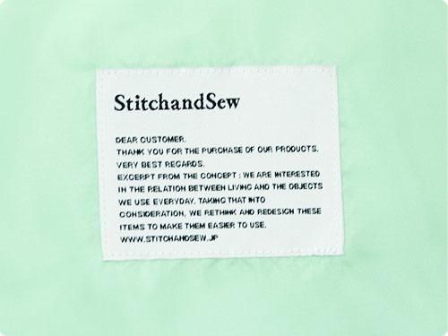 StitchandSew Nylon Subbag PINK x BEIGE x GREEN