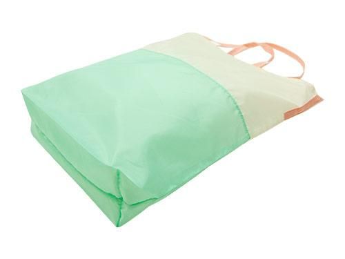 StitchandSew Nylon Subbag PINK x BEIGE x GREEN