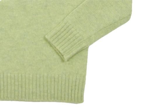 Charpentier de Vaisseau Shetland Crew Sweater LIGHT GREEN MIX