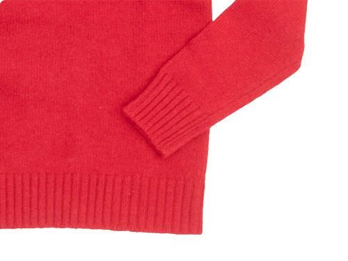 Charpentier de Vaisseau Shetland Crew Sweater RED