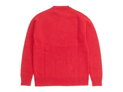 Charpentier de Vaisseau Shetland Crew Sweater RED