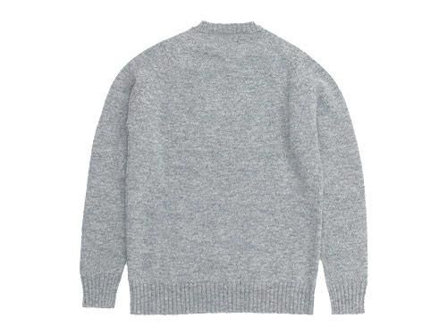 Charpentier de Vaisseau Shetland Crew Sweater GRAY