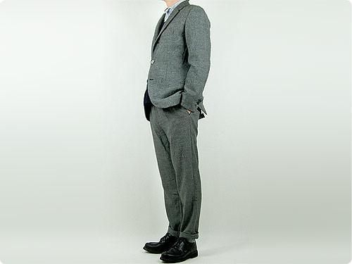EEL Bell Boy Jacket 15GRAY HERRINGBONE