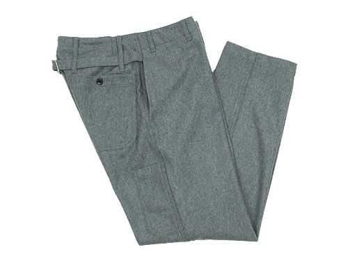 ordinary fits FRENCH WORK PANTS WOOL GRAY