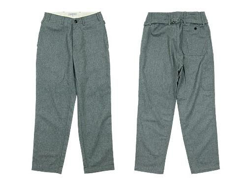 ordinary fits FRENCH WORK PANTS WOOL GRAY