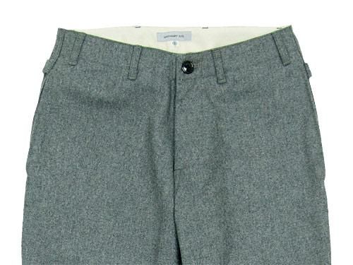 ordinary fits FRENCH WORK PANTS WOOL GRAY