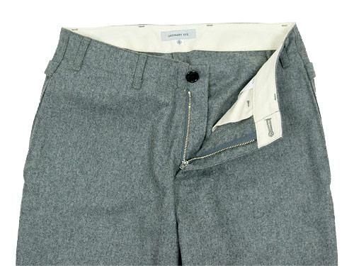 ordinary fits FRENCH WORK PANTS WOOL GRAY
