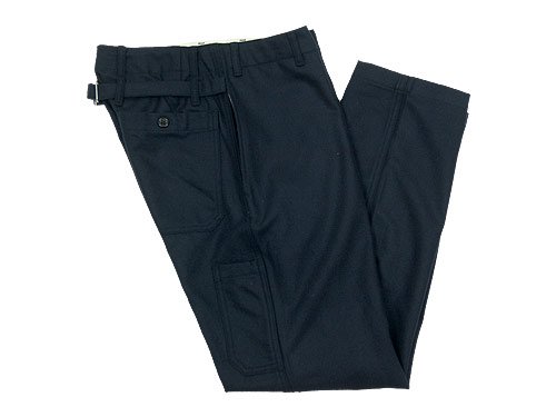 ordinary fits FRENCH WORK PANTS WOOL NAVY