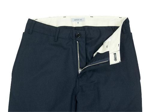 ordinary fits FRENCH WORK PANTS WOOL NAVY