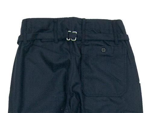 ordinary fits FRENCH WORK PANTS WOOL NAVY