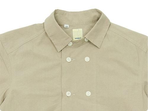 TATAMIZE DOUBLE BRESTED SHIRTS BEIGE